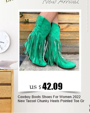 Women’s Embroidered Leather Western Cowboy Boots