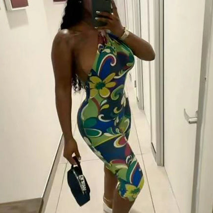 Backless Halter Bandage Playsuit – Hipster Fitness Romper