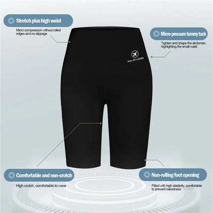Hot High-Waist Sports & Yoga Shorts for Women