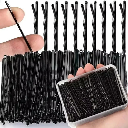 Hair Styling Pins – Black Bobby Clips 60/600pcs